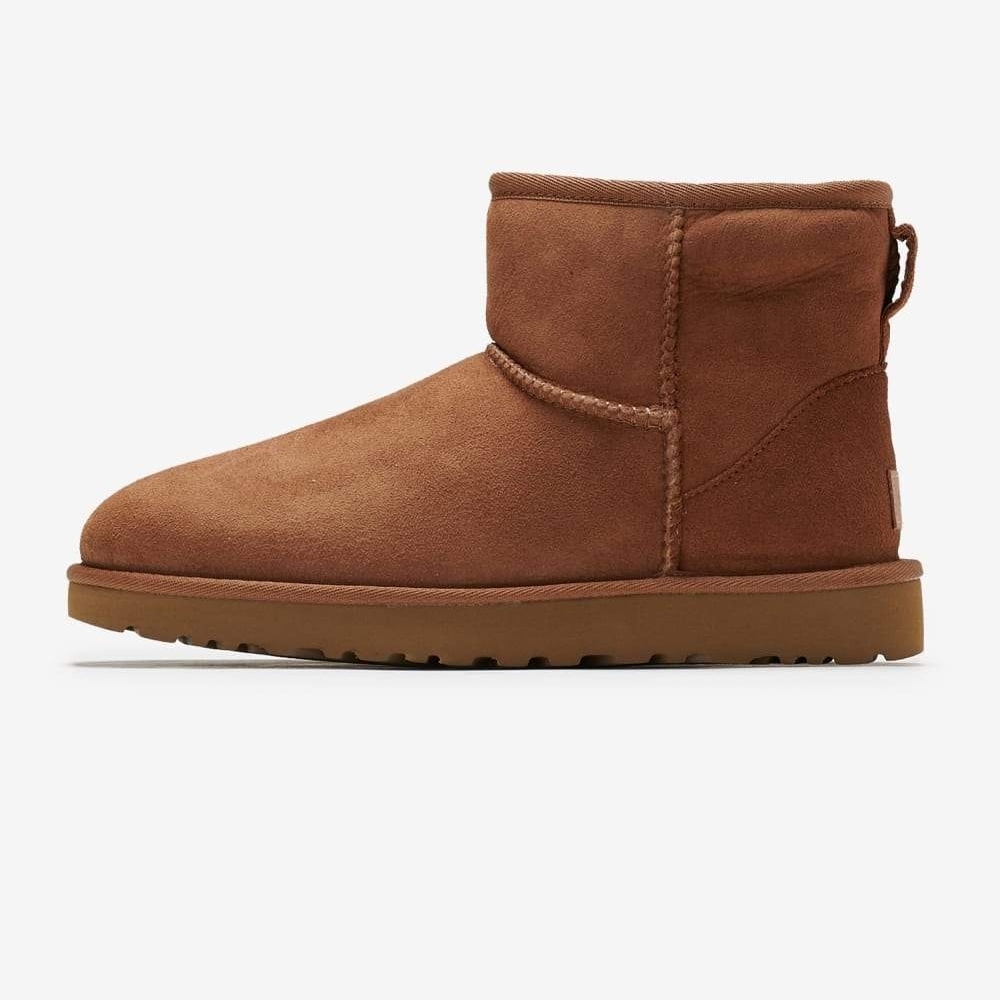 Ugg Classic Mini II Suede Women's Ankle Boots - Chestnut - USED.